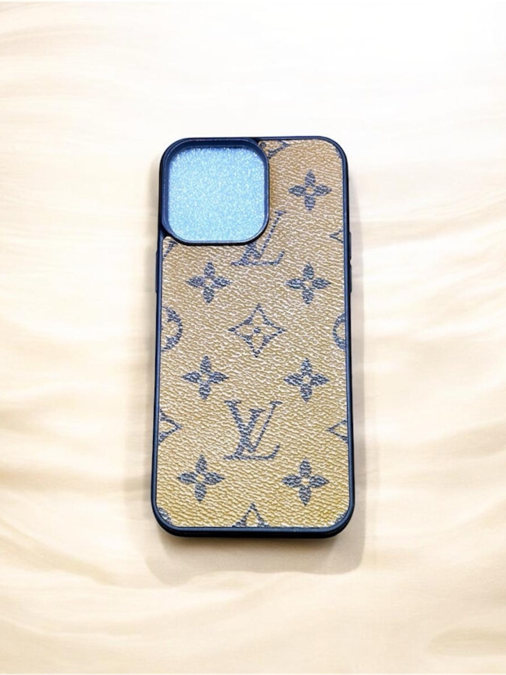 🔥 Premium Luxury Tan & Black iPhone 15 Pro Max Case 🔥